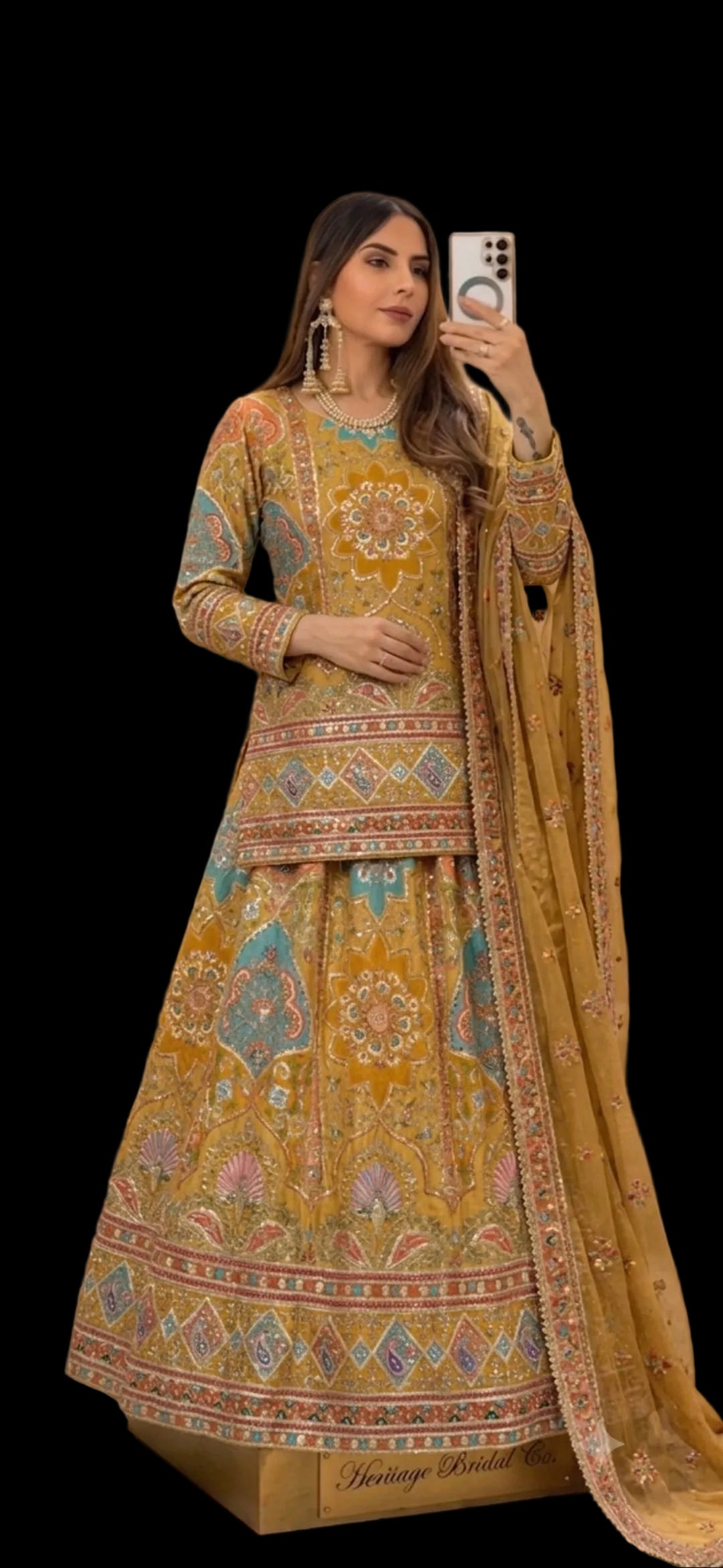 Noor-e-Pastel Lehenga