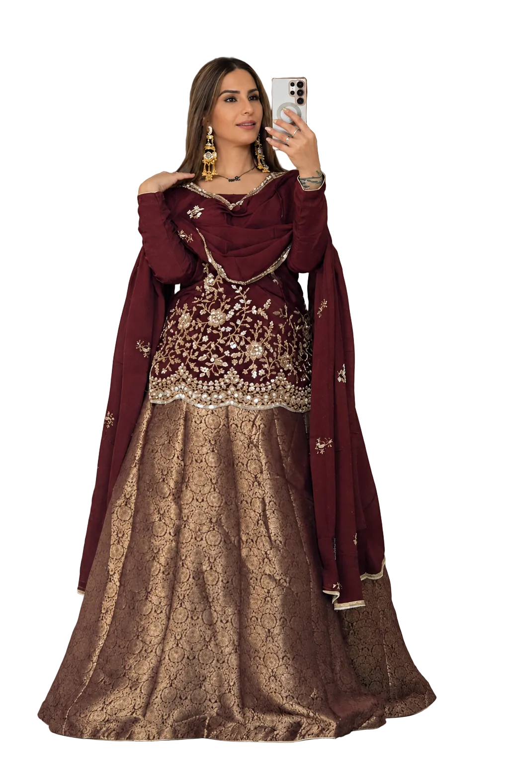 Brocade Brown Beauty