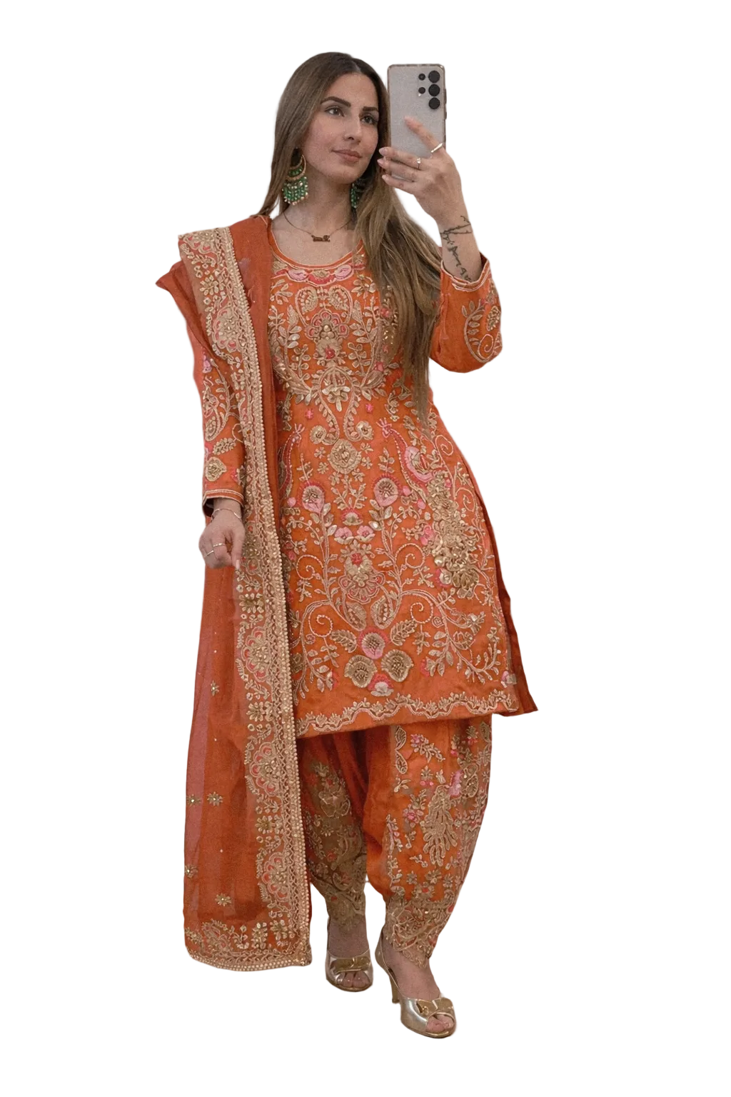 Heavy Handcrafted Salwar Suit