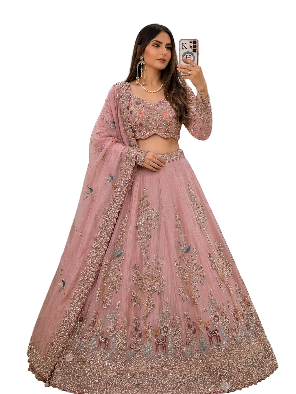 Heavy Handcrafted Lehenga