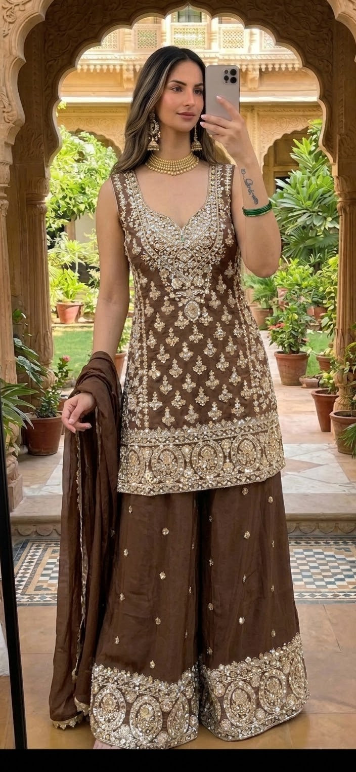 Heavy Embroidered Dress