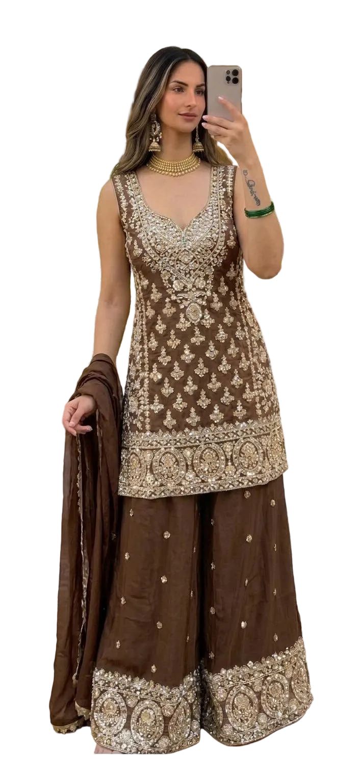 Heavy Embroidered Dress