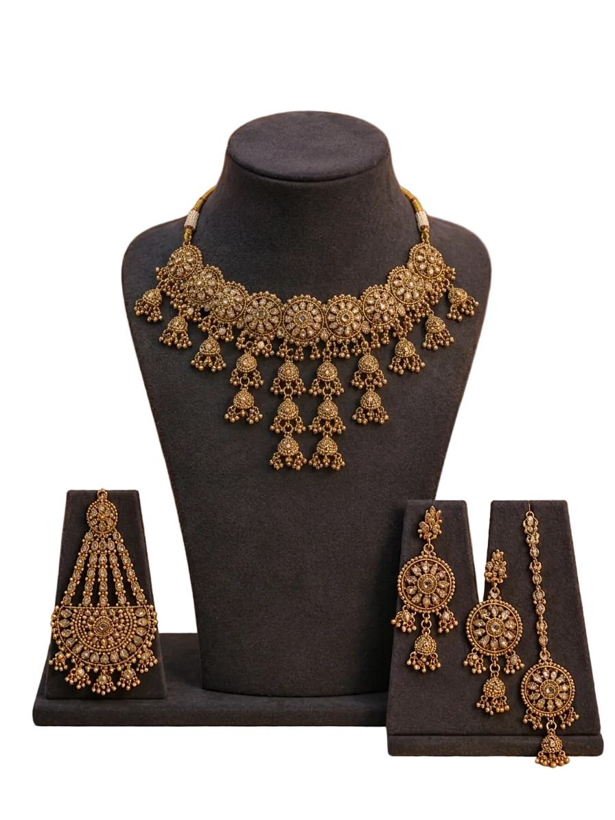Majestic, Royal-Style Antique Gold Set Look
