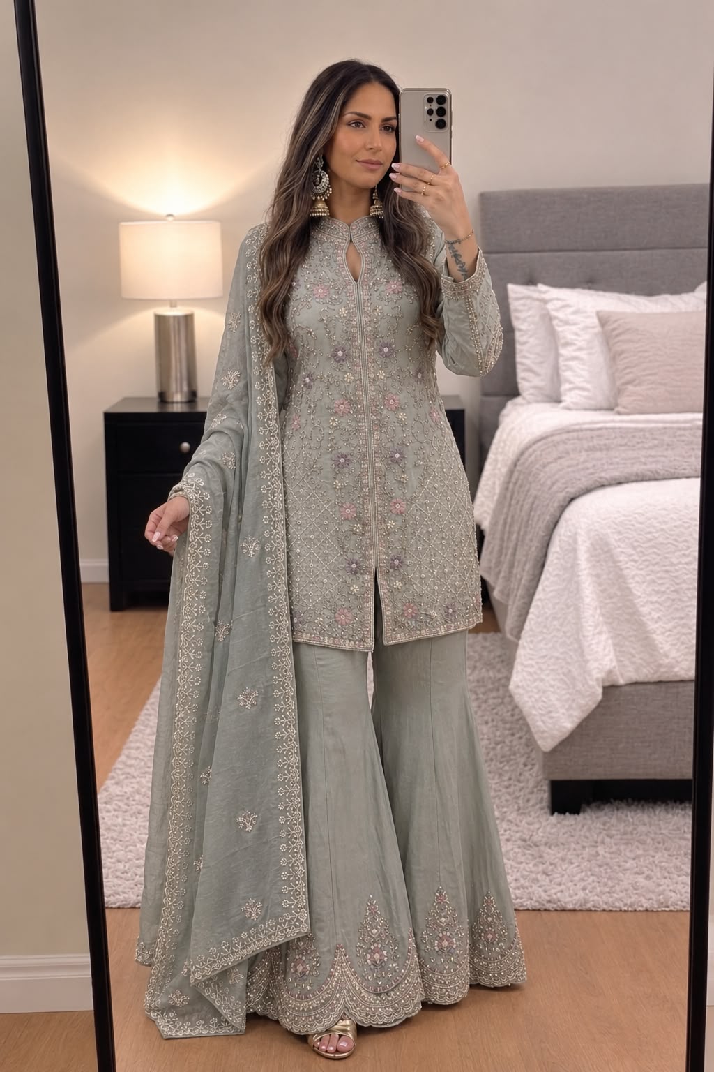 Chiffon Thread&Pearl Stunner