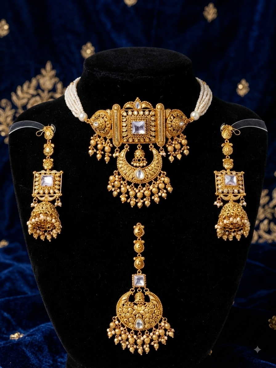 Antique Gold Matte Set