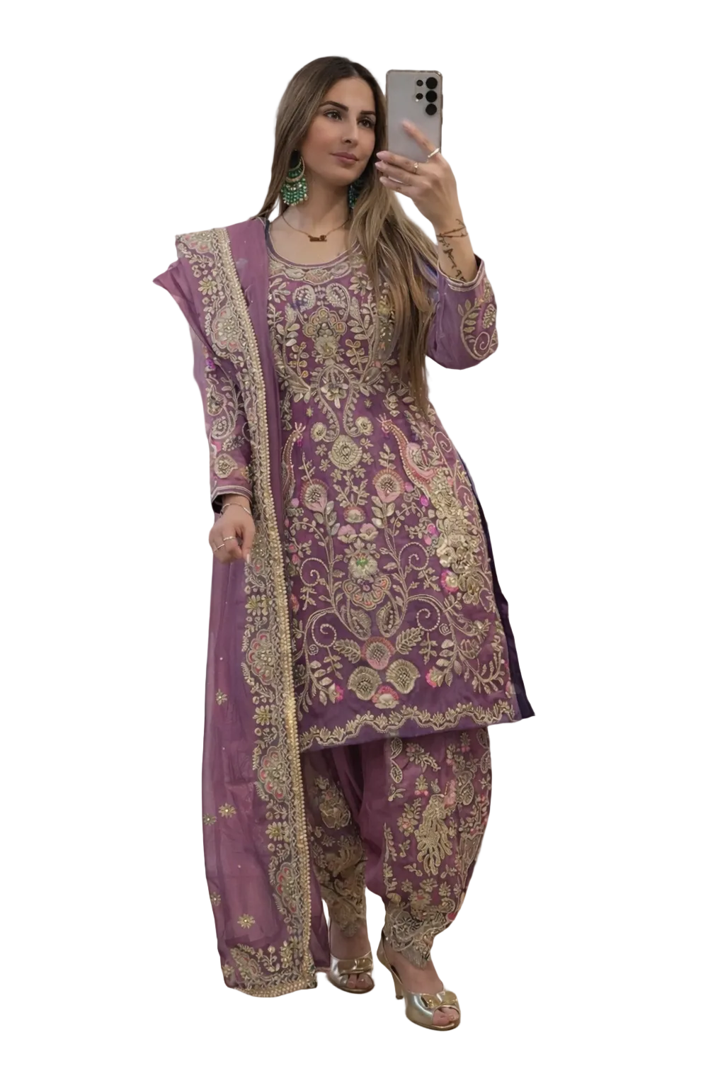 Heavy Handcrafted Salwar Suit
